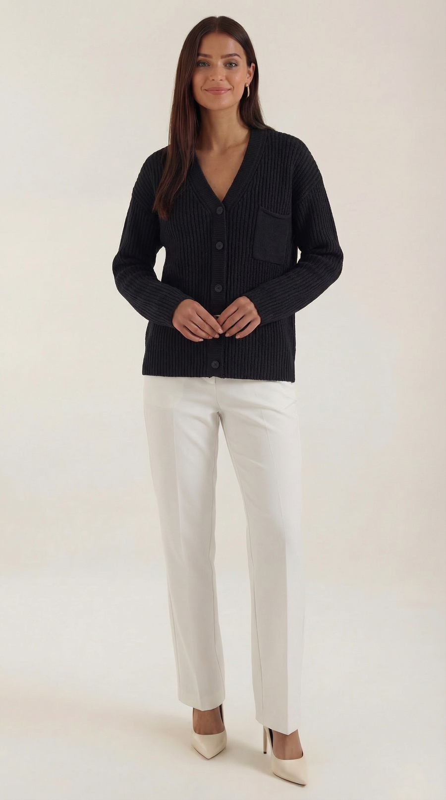 Margaux | Cárdigan de Algodón Oversize