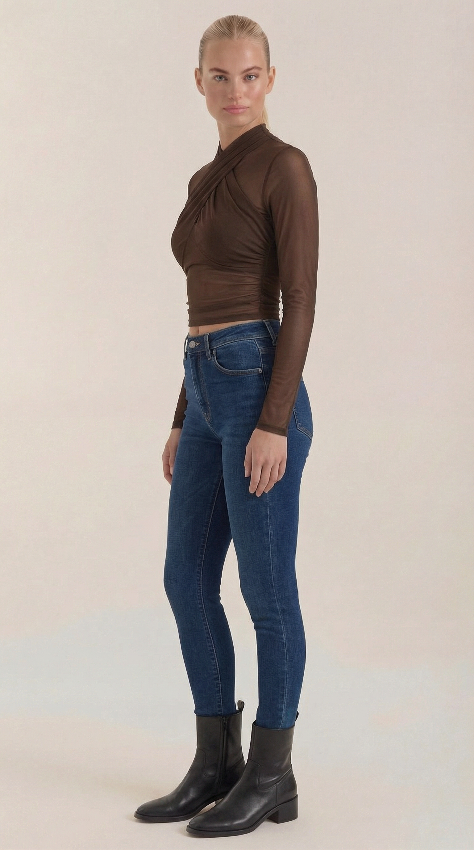 Georgia | Top de Malla Transparente
