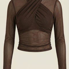 Georgia | Top de Malla Transparente