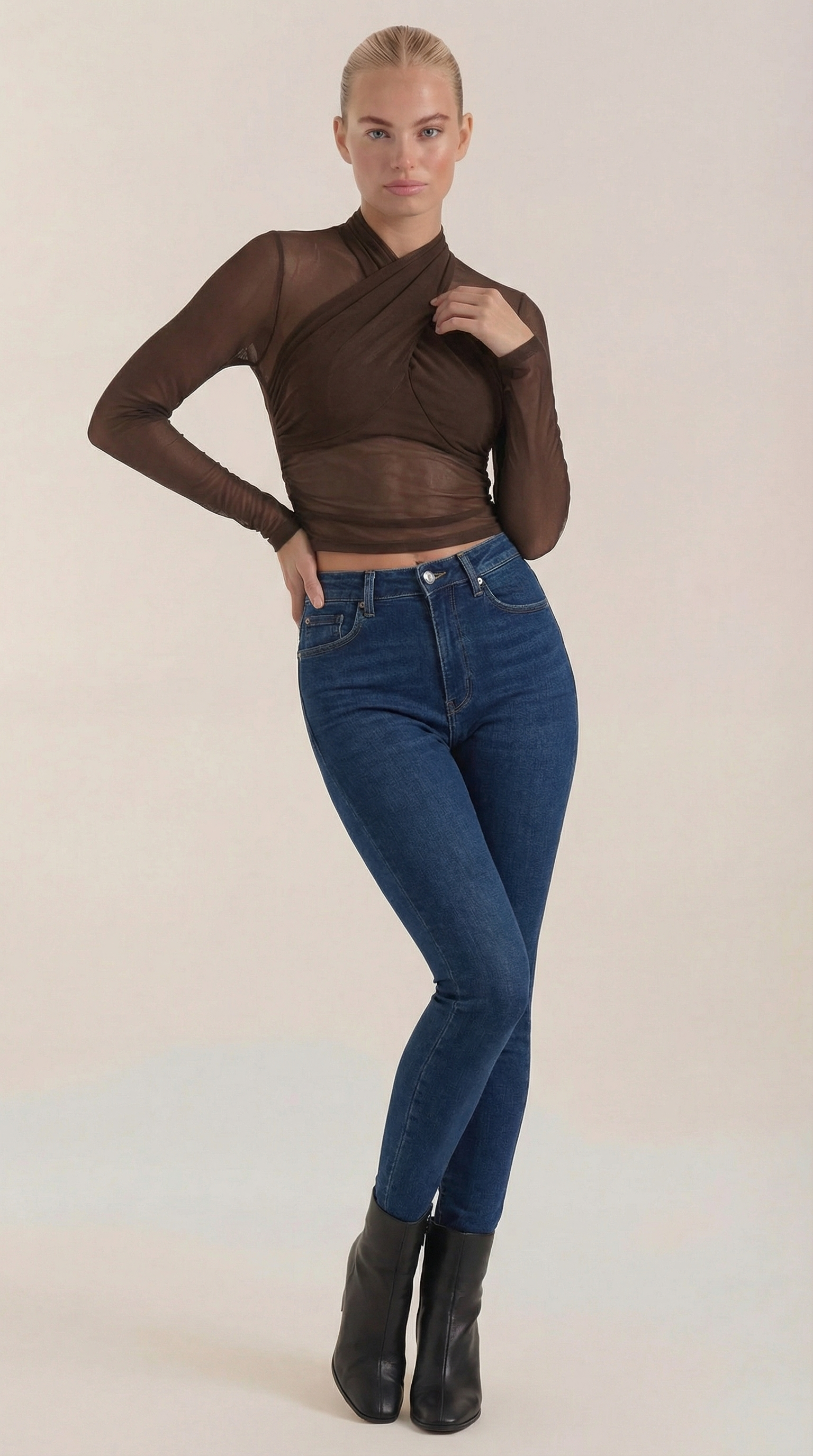 Georgia | Top de Malla Transparente