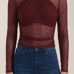 Georgia | Top de Malla Transparente