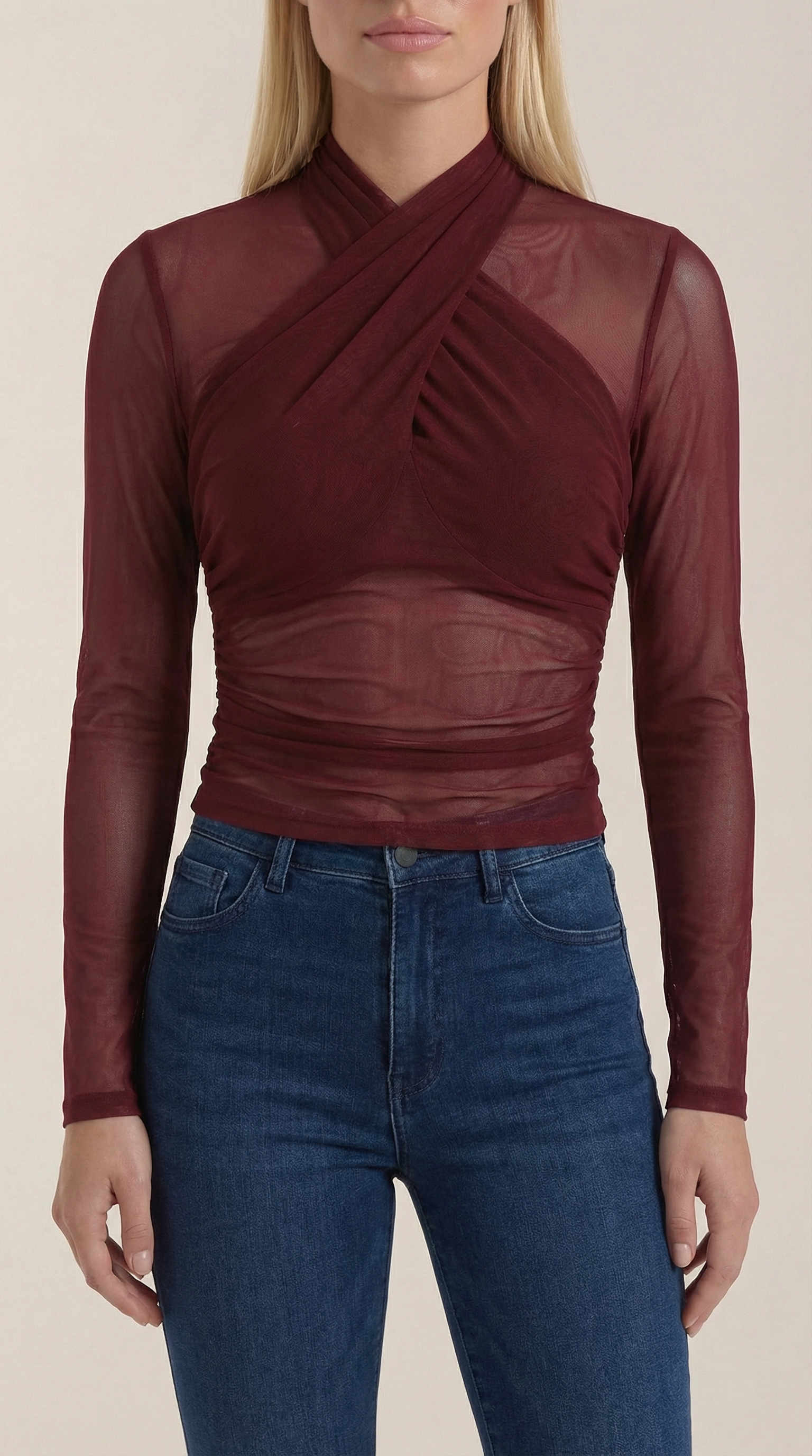 Georgia | Top de Malla Transparente