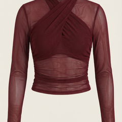 Georgia | Top de Malla Transparente