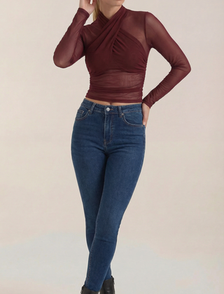 Georgia | Top de Malla Transparente