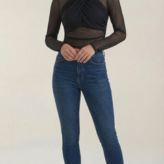 Georgia | Top de Malla Transparente