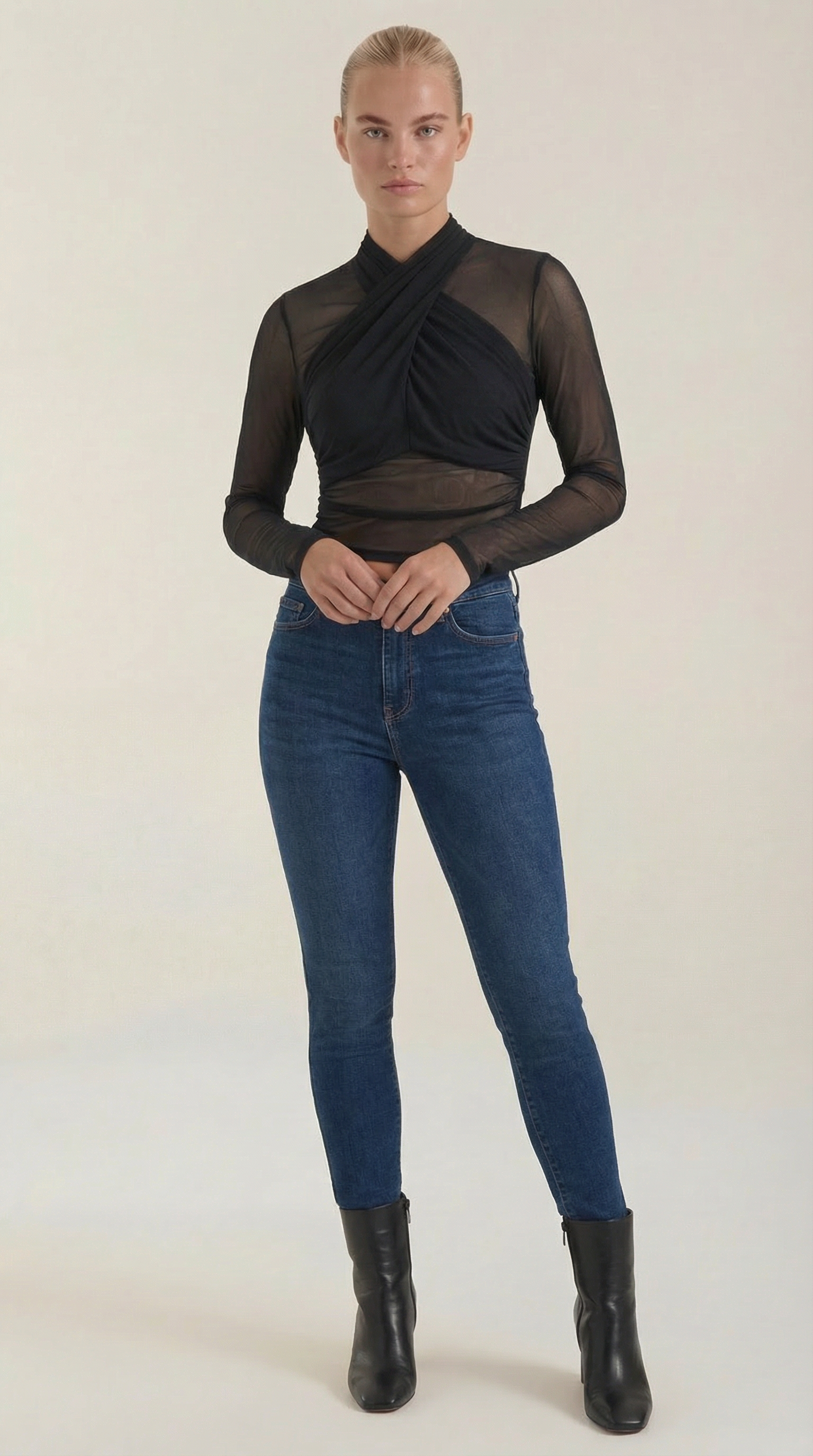 Georgia | Top de Malla Transparente