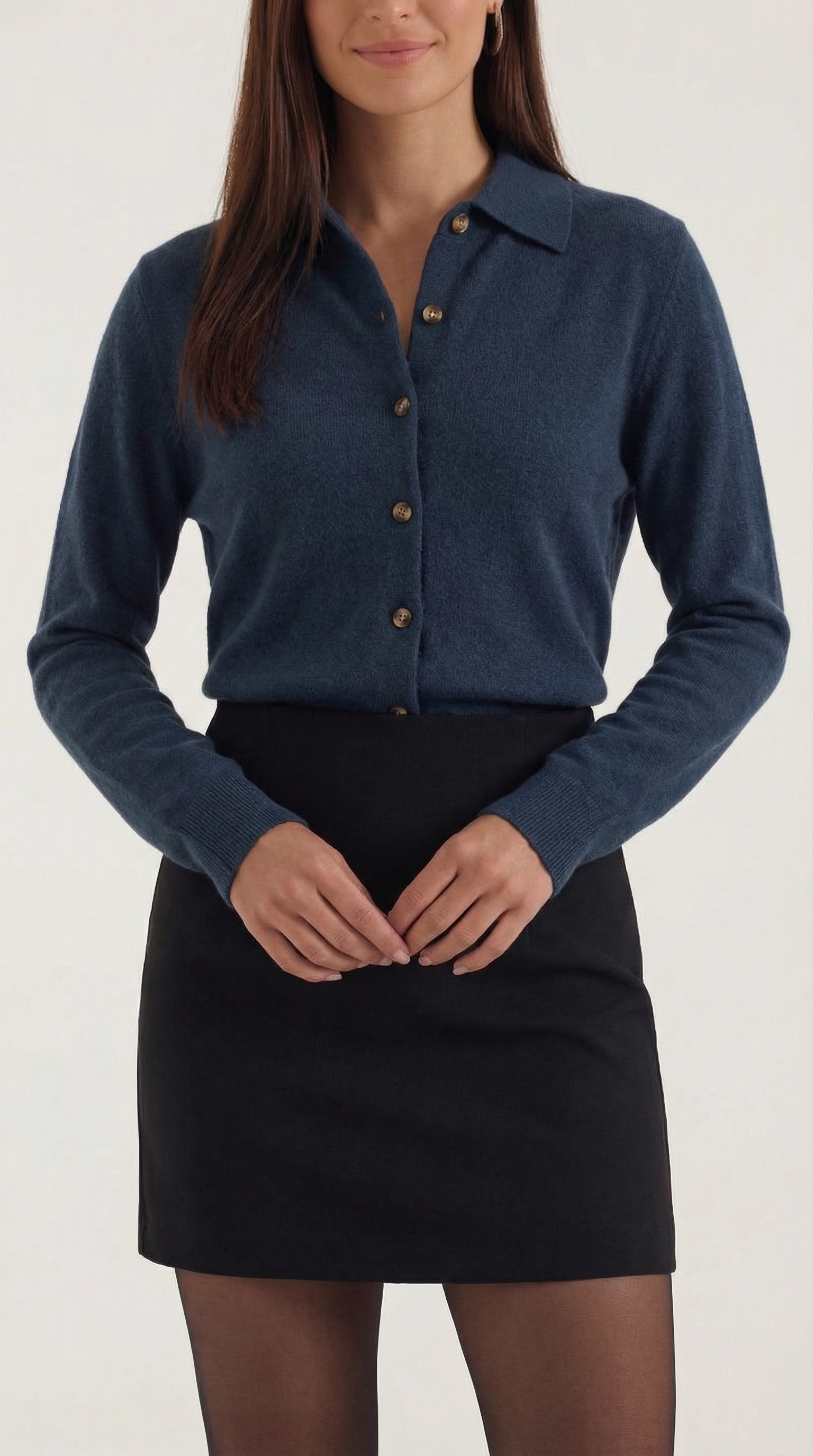Gladys | Cárdigan con Cuello y Botones