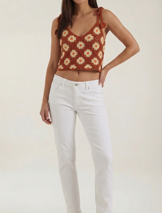 Gretchen | Blusa de Ganchillo de Tirantes