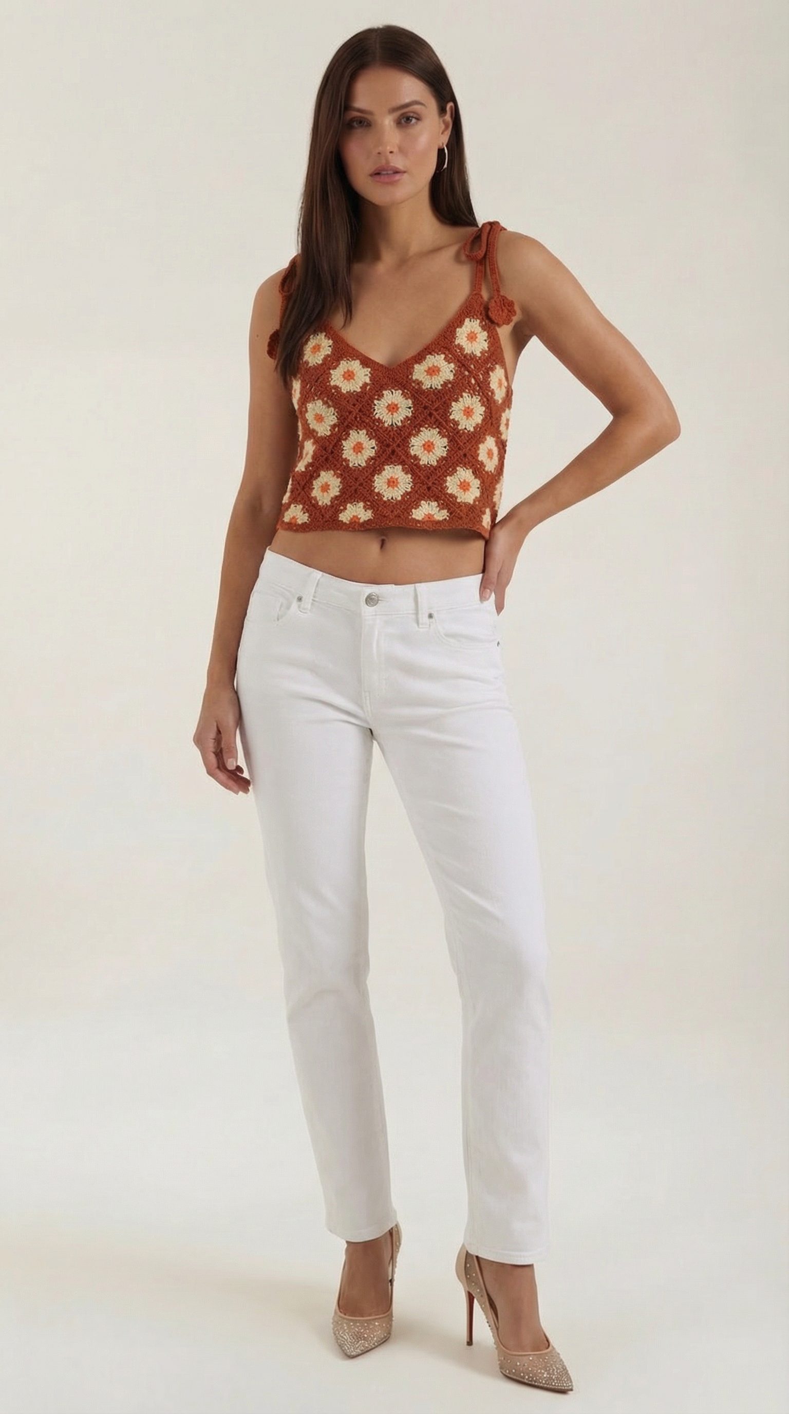 Gretchen | Blusa de Ganchillo de Tirantes