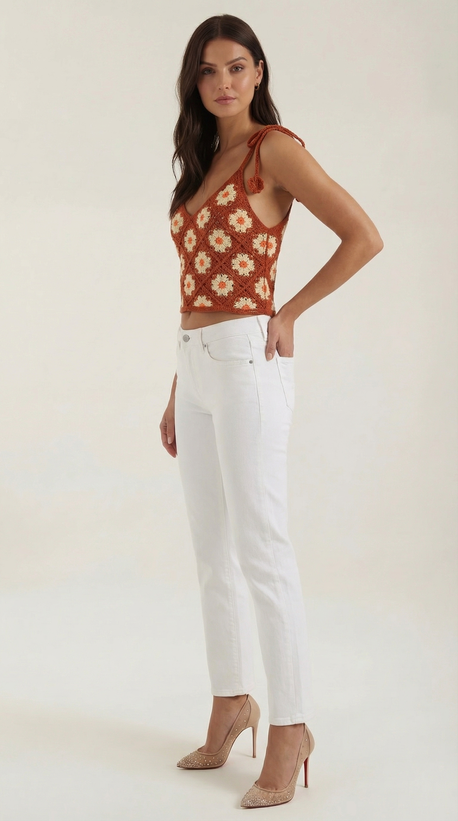 Gretchen | Blusa de Ganchillo de Tirantes
