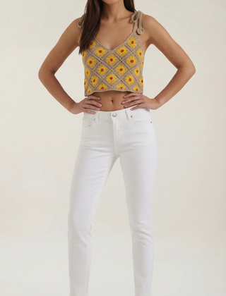 Gretchen | Blusa de Ganchillo de Tirantes