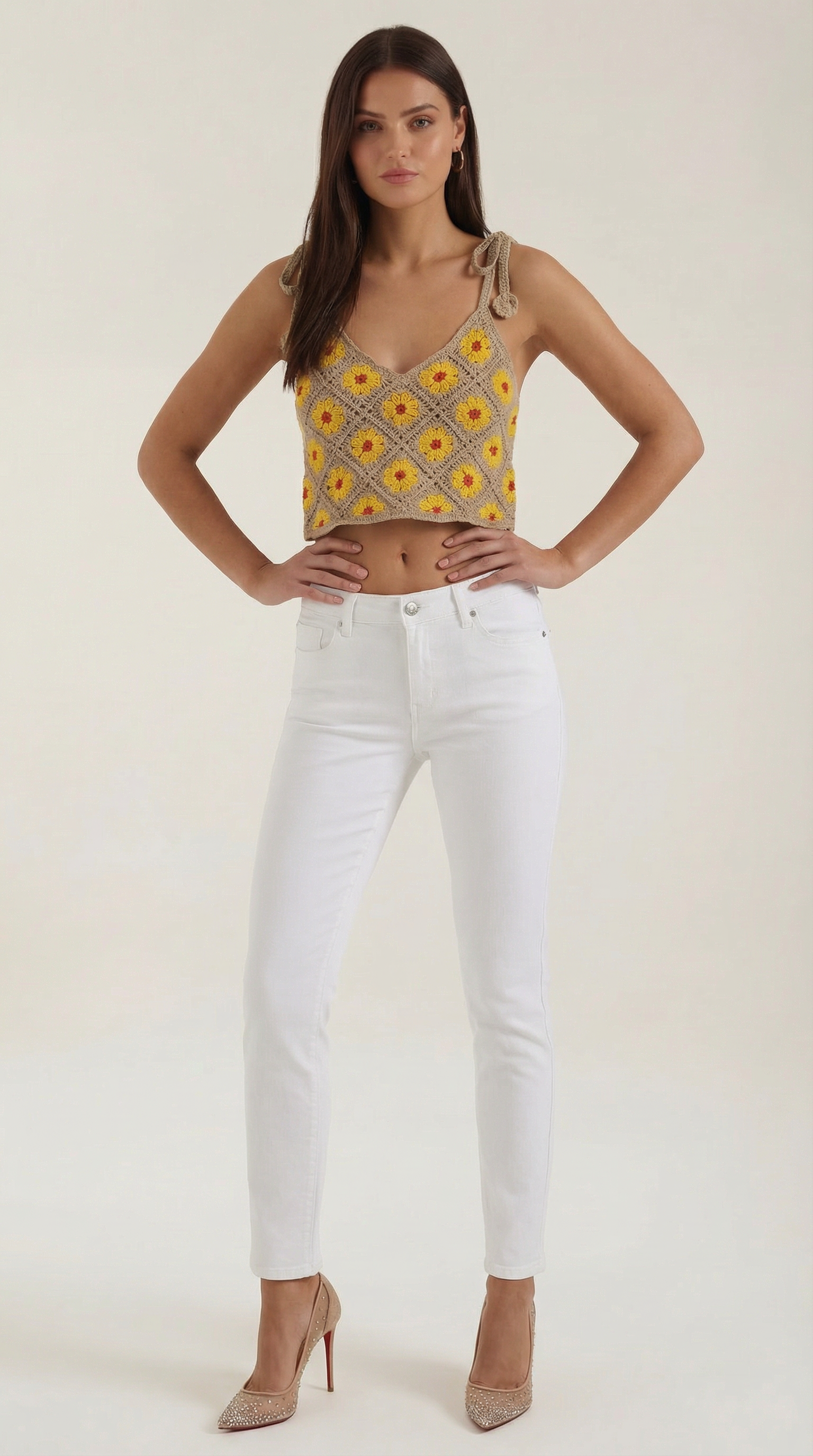 Gretchen | Blusa de Ganchillo de Tirantes