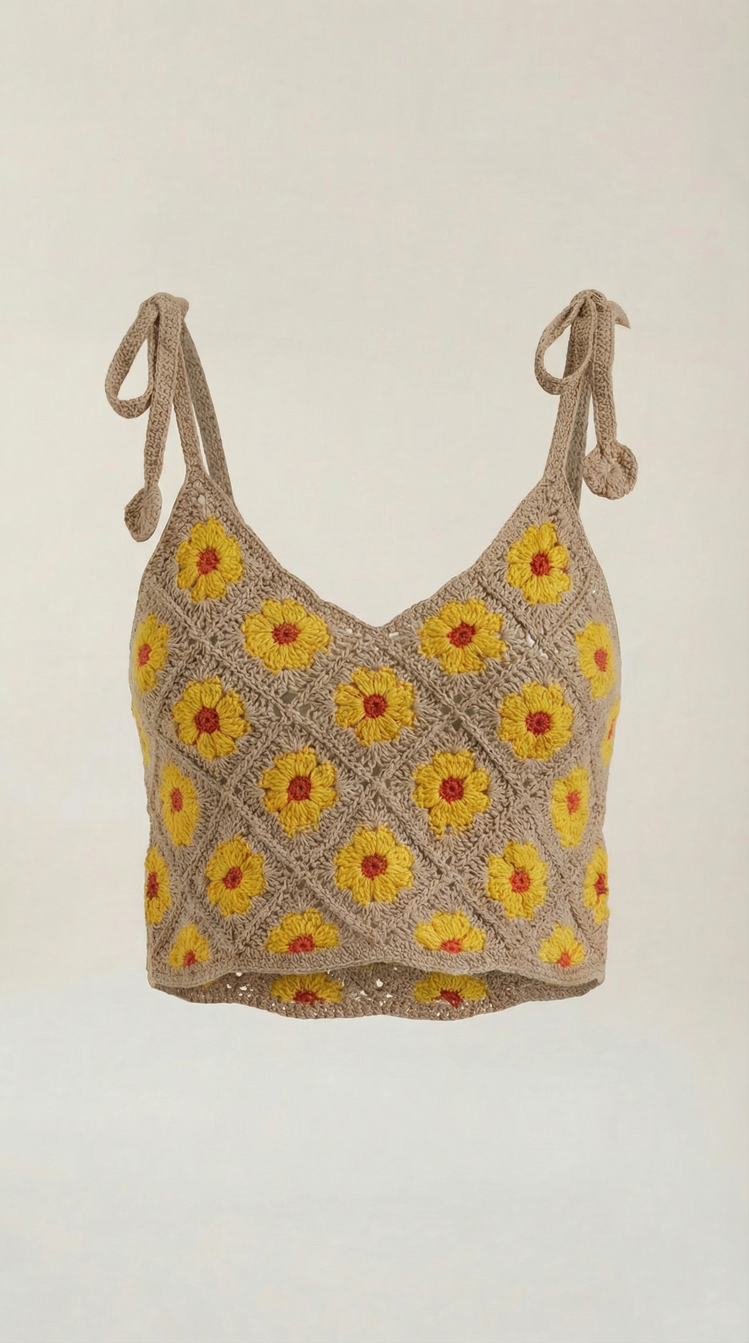 Gretchen | Blusa de Ganchillo de Tirantes