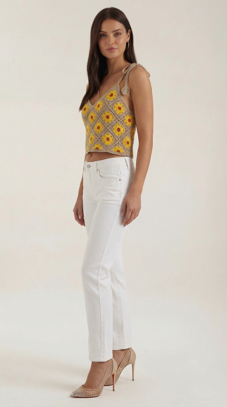 Gretchen | Blusa de Ganchillo de Tirantes