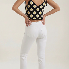Gretchen | Blusa de Ganchillo de Tirantes