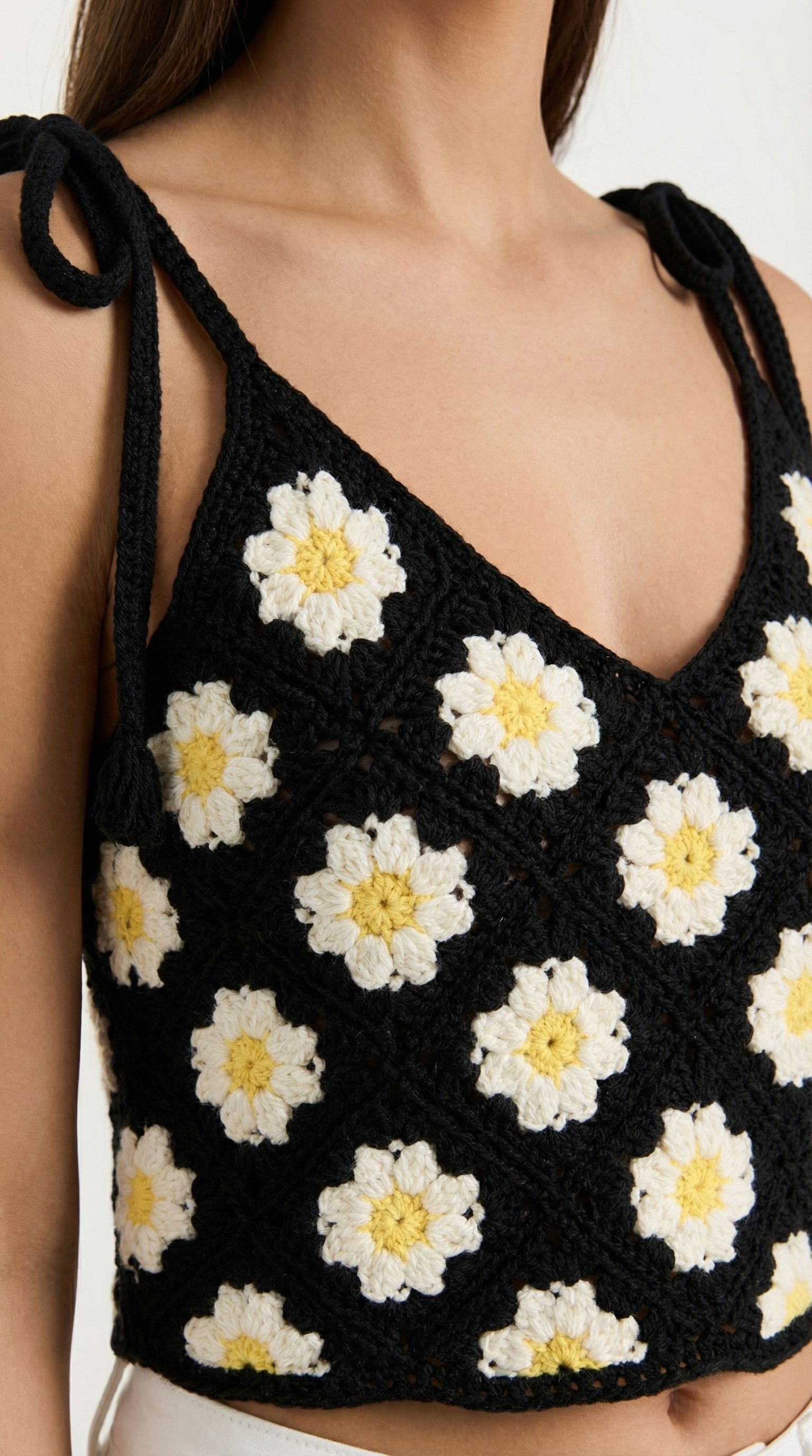 Gretchen | Blusa de Ganchillo de Tirantes