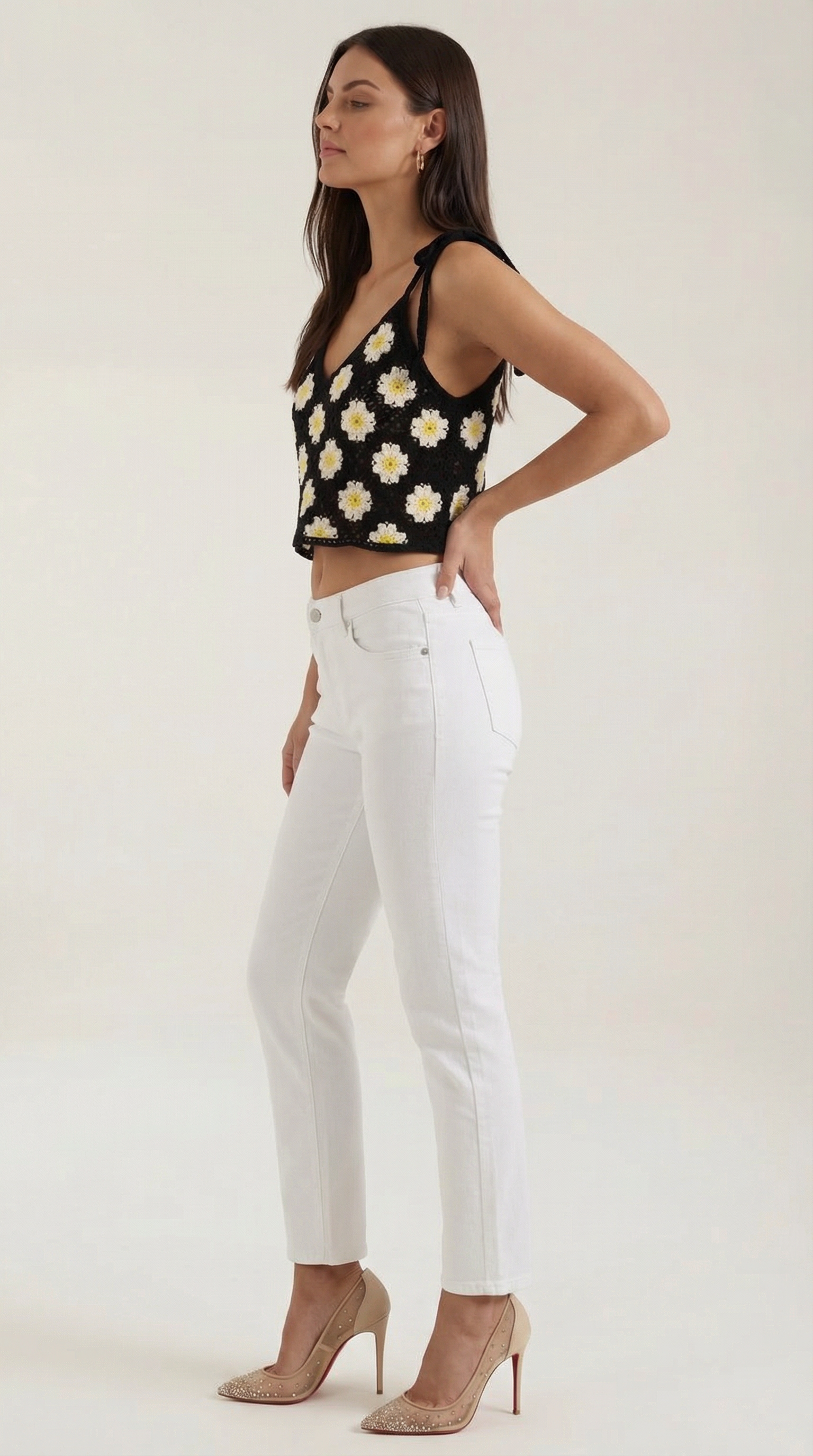 Gretchen | Blusa de Ganchillo de Tirantes