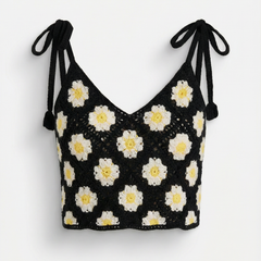 Gretchen | Blusa de Ganchillo de Tirantes