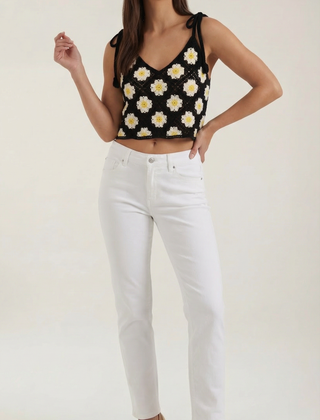Gretchen | Blusa de Ganchillo de Tirantes