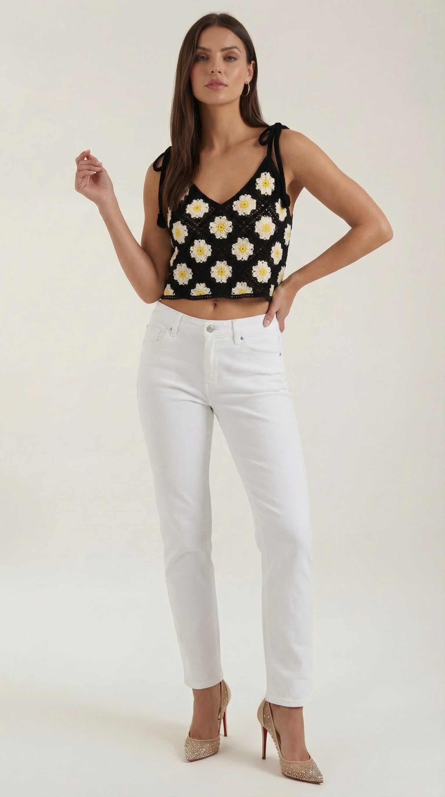 Gretchen | Blusa de Ganchillo de Tirantes
