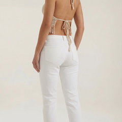 Harriet | Top Halter con Flecos