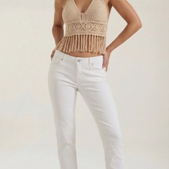 Harriet | Top Halter con Flecos