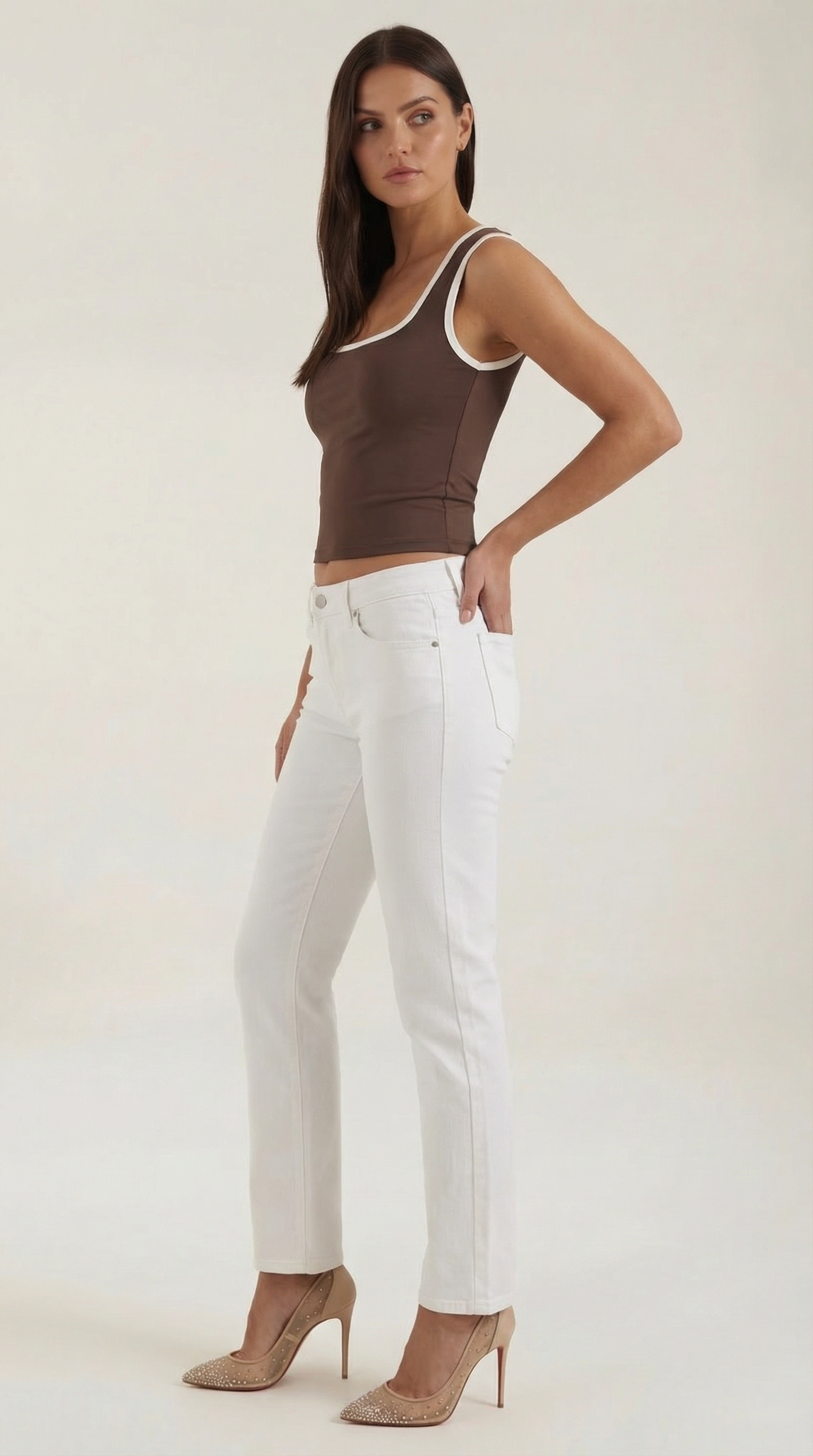 Hilary | Top con Escote Cuadrado
