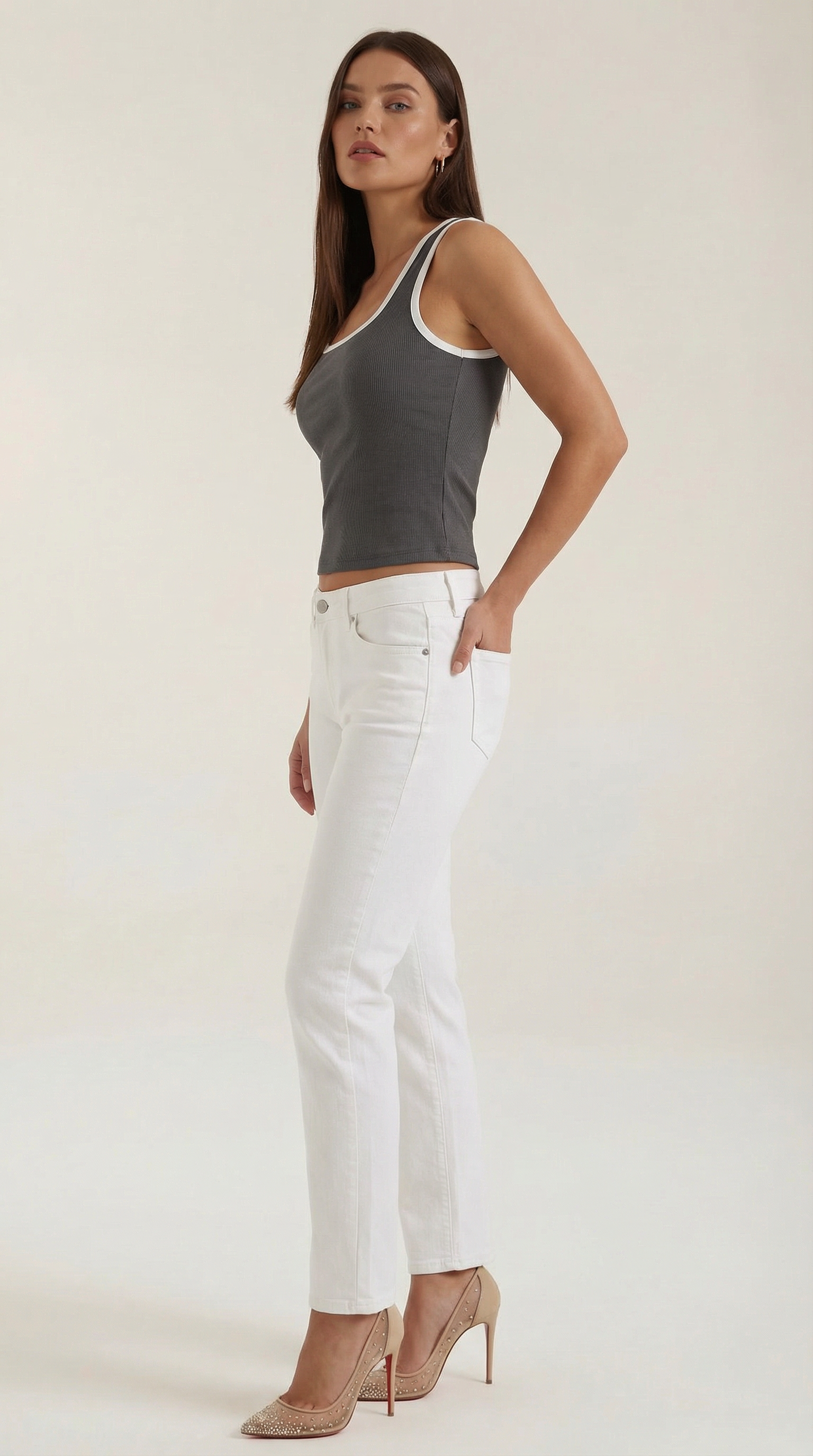 Hilary | Top con Escote Cuadrado