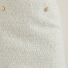 Isla | Falda Blanca Elegante