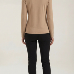 Jamie | Blusa con Cuello Alto y Lazo