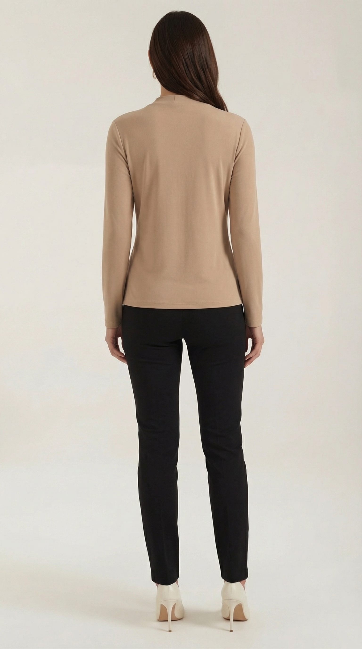 Jamie | Blusa con Cuello Alto y Lazo