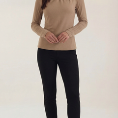 Jamie | Blusa con Cuello Alto y Lazo
