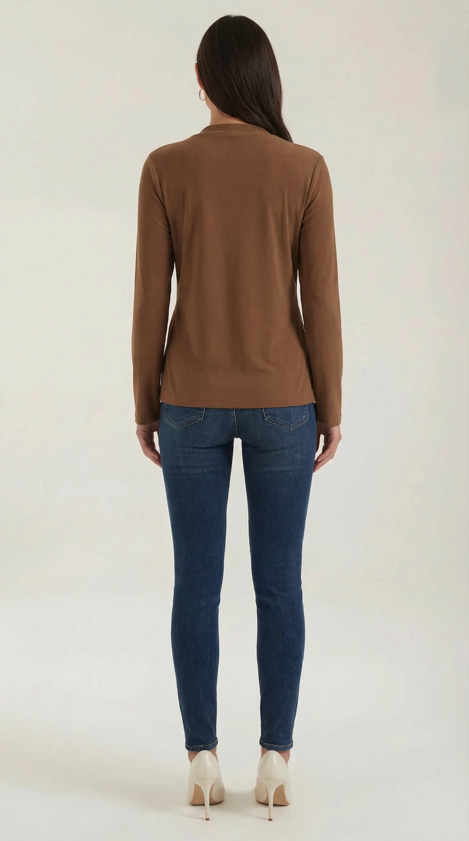 Jamie | Blusa con Cuello Alto y Lazo