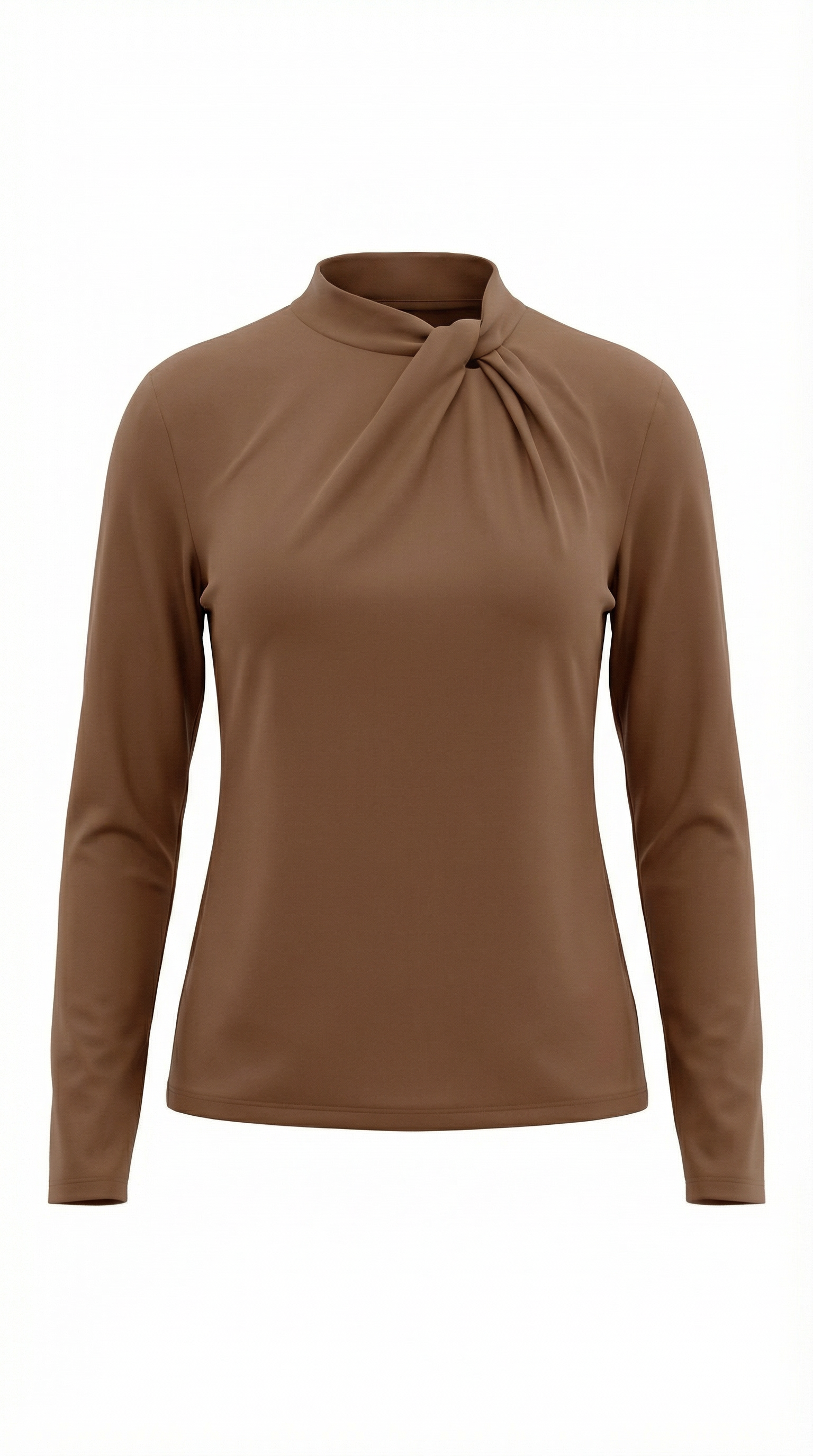 Jamie | Blusa con Cuello Alto y Lazo