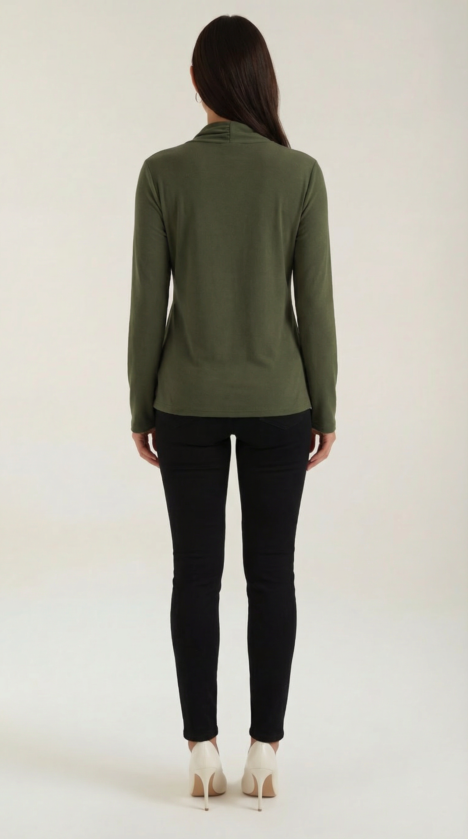 Jamie | Blusa con Cuello Alto y Lazo
