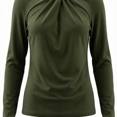 Jamie | Blusa con Cuello Alto y Lazo