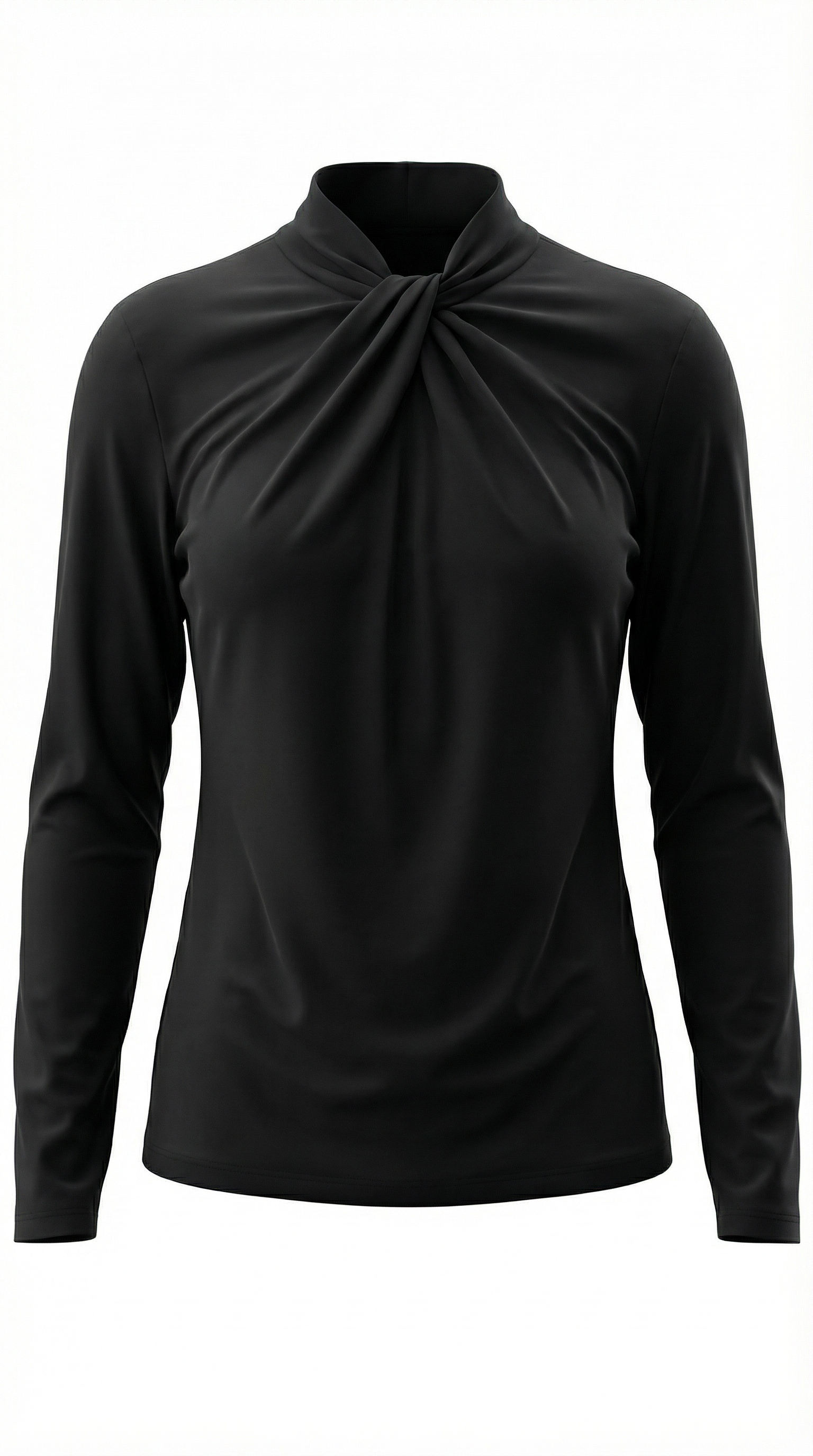Jamie | Blusa con Cuello Alto y Lazo