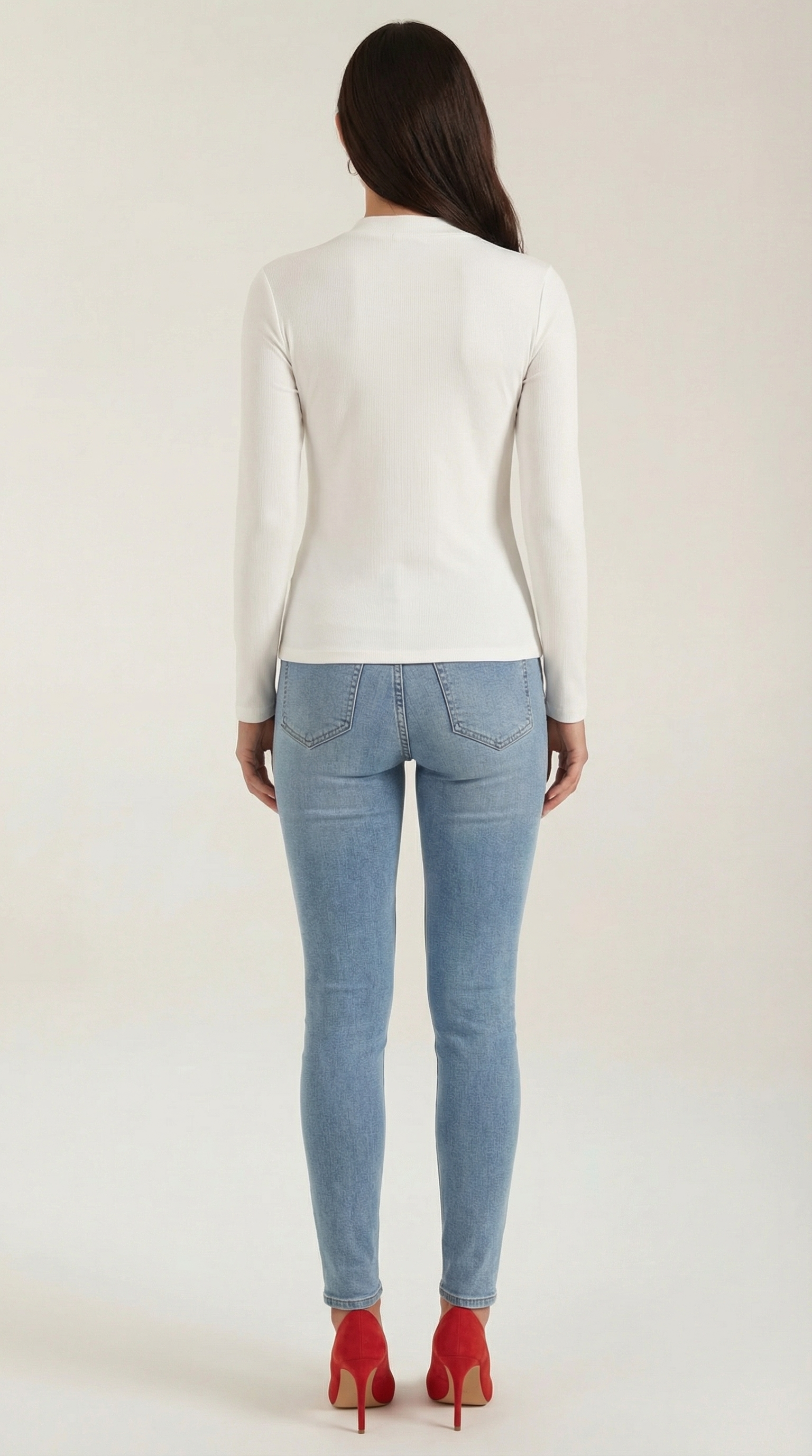 Jamie | Blusa con Cuello Alto y Lazo