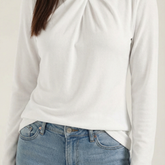 Jamie | Blusa con Cuello Alto y Lazo