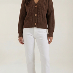 Janet | Suéter Oversize con Trenzas