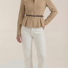Josie | Chaqueta con Detalle Péplum