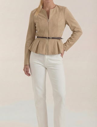 Josie | Chaqueta con Detalle Péplum