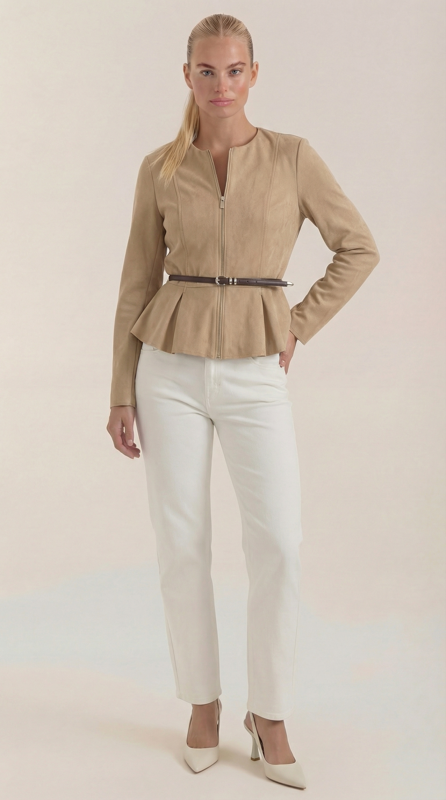 Josie | Chaqueta con Detalle Péplum