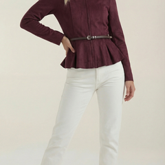 Josie | Chaqueta con Detalle Péplum