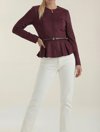 Josie | Chaqueta con Detalle Péplum