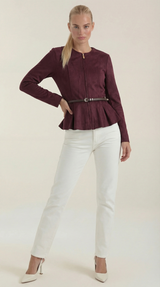 Josie | Chaqueta con detalle péplum