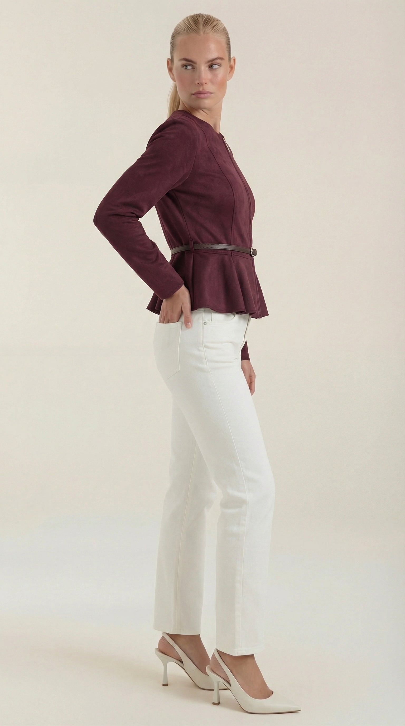 Josie | Chaqueta con Detalle Péplum