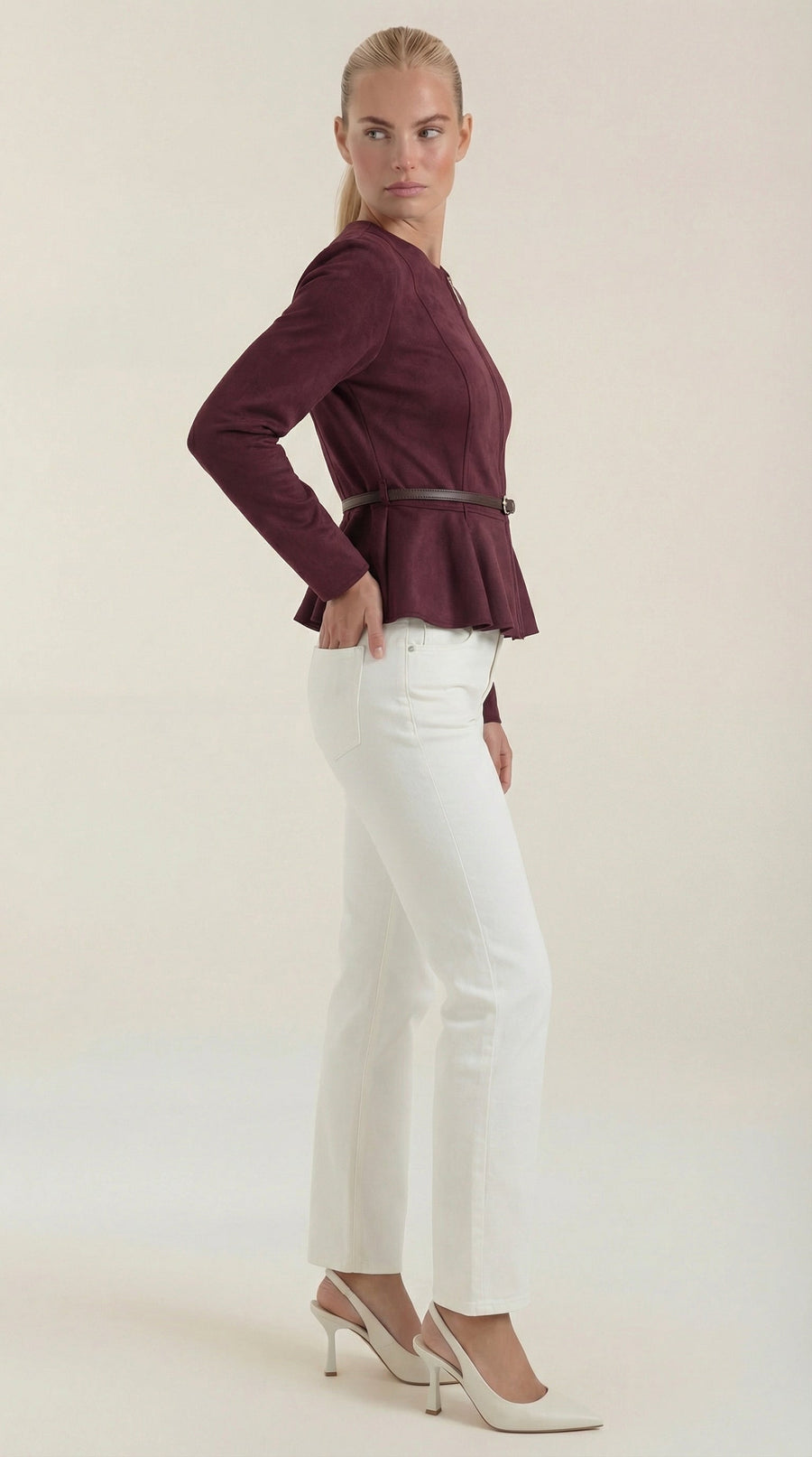 Josie | Chaqueta con Detalle Péplum