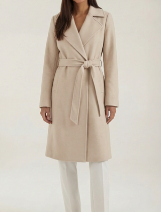Joyce | Gabardina de Lana con Cinturón