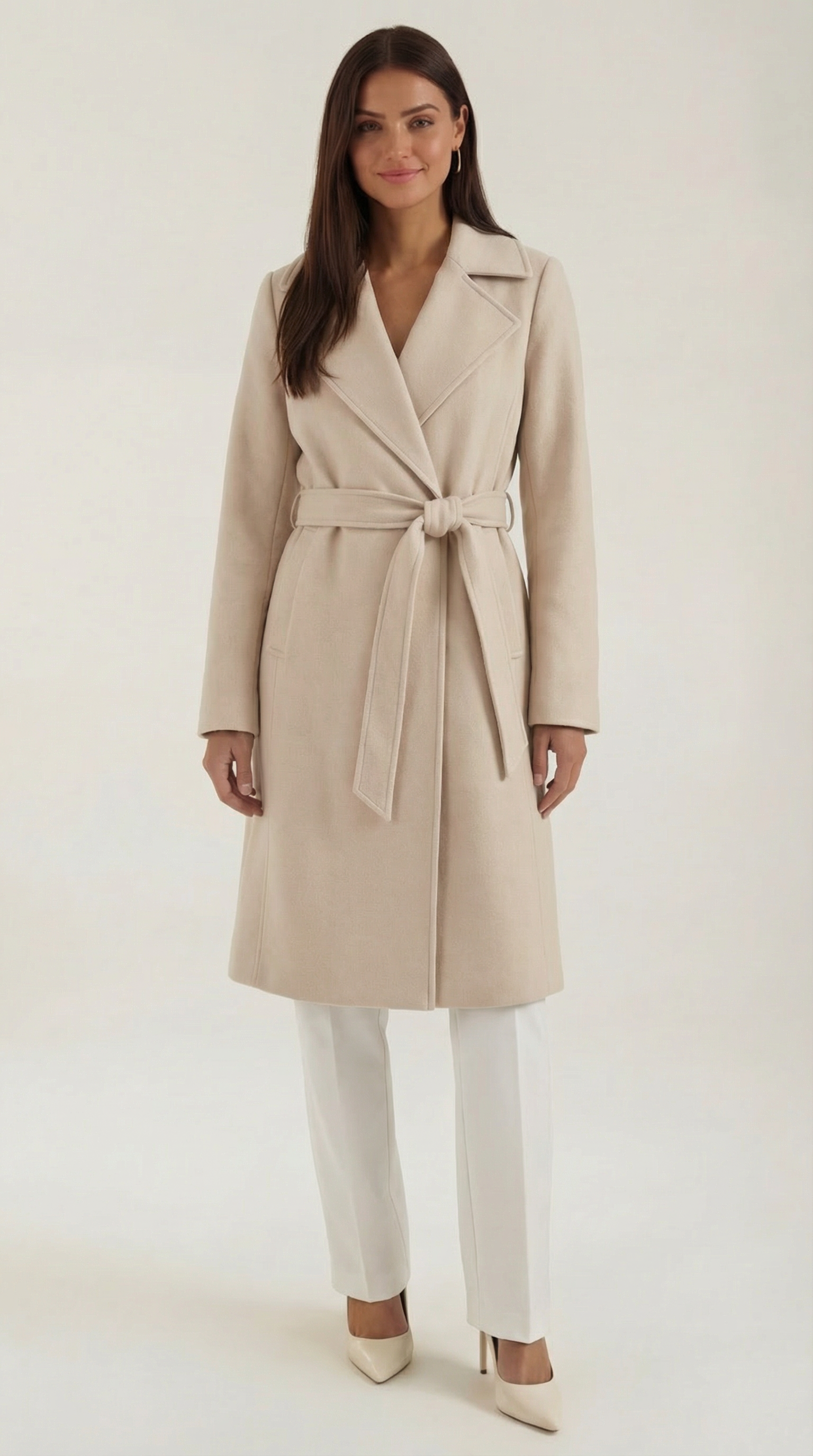 Joyce | Gabardina de Lana con Cinturón
